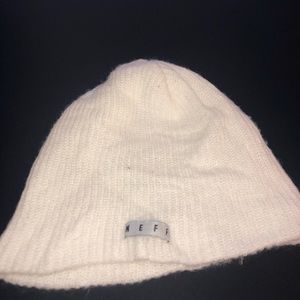 NEFF white beanie